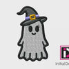 Halloween Witch Ghost Trick or Treat Machine Embroidery Design | Digital Download
