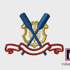Nautical Crest with Crossed Oars