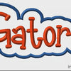 Gators - Outlined Word - 7.46" W