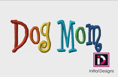 Dog Mom - Curlie Letters
