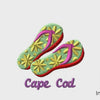 Cape Cod Flip Flops - Flowers