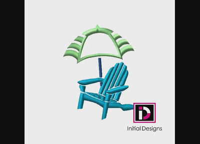 Adirondak Chair - Umbrella Open