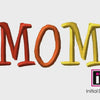 MOM - Curlie Letters