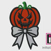 Halloween Scary Pumpkin Ribbon Fill Trick or Treat Digital Embroidery Download