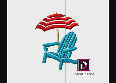 Adirondak Chair & Umbrella