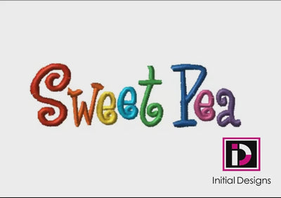 Sweet Pea - Curlie Letters
