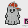 Halloween Ghost with Baseball Cap Trick or Treat Machine Embroidery Design | Digital Download