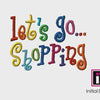 Let's Go…Shopping - Curlie Letters