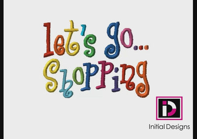 Let's Go…Shopping - Curlie Letters