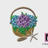 Nantucket Basket with Hydrangeas & Shells