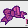 Bow Zig Zag Fill Embroidery Design