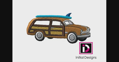 Woodie with Surf Board