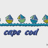 Cape Cod Sailboats - 5 in Water