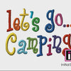 Let's Go…Camping - Curlie Letters