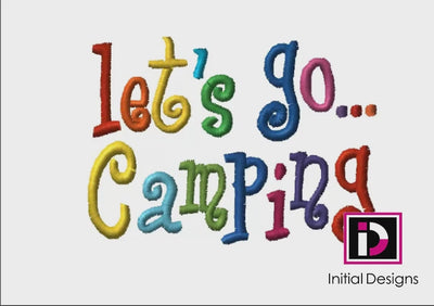 Let's Go…Camping - Curlie Letters