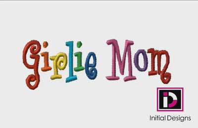 Girlie Mom - Curlie Letters