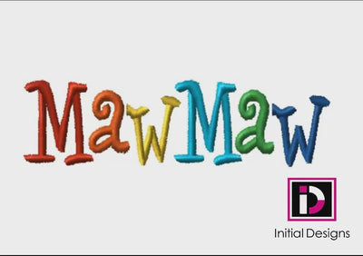 MawMaw - Curlie Letters