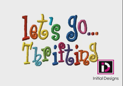 Let's Go…Thrifting - Curlie Letters