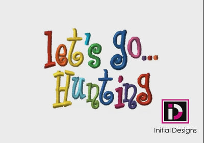 Let's Go…Hunting - Curlie Letters