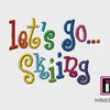 Let's Go…Skiing - Curlie Letters