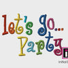 Let's Go…Party - Curlie Letters
