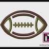 Football Outline 1 Team Sports Fan Design Digital Embroidery Download