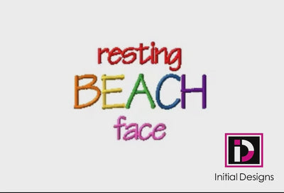 Resting Beach Face - Cap Design