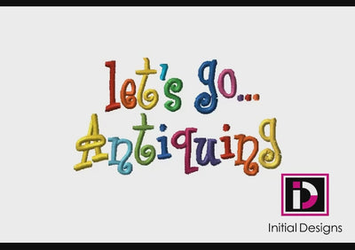 Let's Go…Antiquing - Curlie Letters