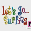 Let's Go…Surfing - Curlie Letters