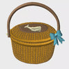 Nantucket Basket Ribbon Bow Wedding Design