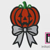 Halloween Pumpkin Ribbon Fill Trick or Treat Digital Embroidery Download