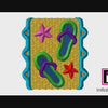 Flip Flops - Box with Starfish