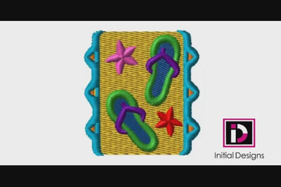 Flip Flops - Box with Starfish