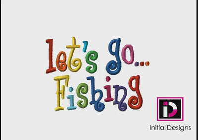 Let's Go…Fishing - Curlie Letters